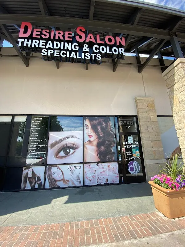 Desire Salon - Eyebrow Threading & Hair — Beauty salon in Frisco